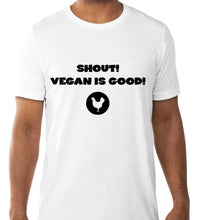 Load image into Gallery viewer, Shout Vegan Good Men T-Shirts
